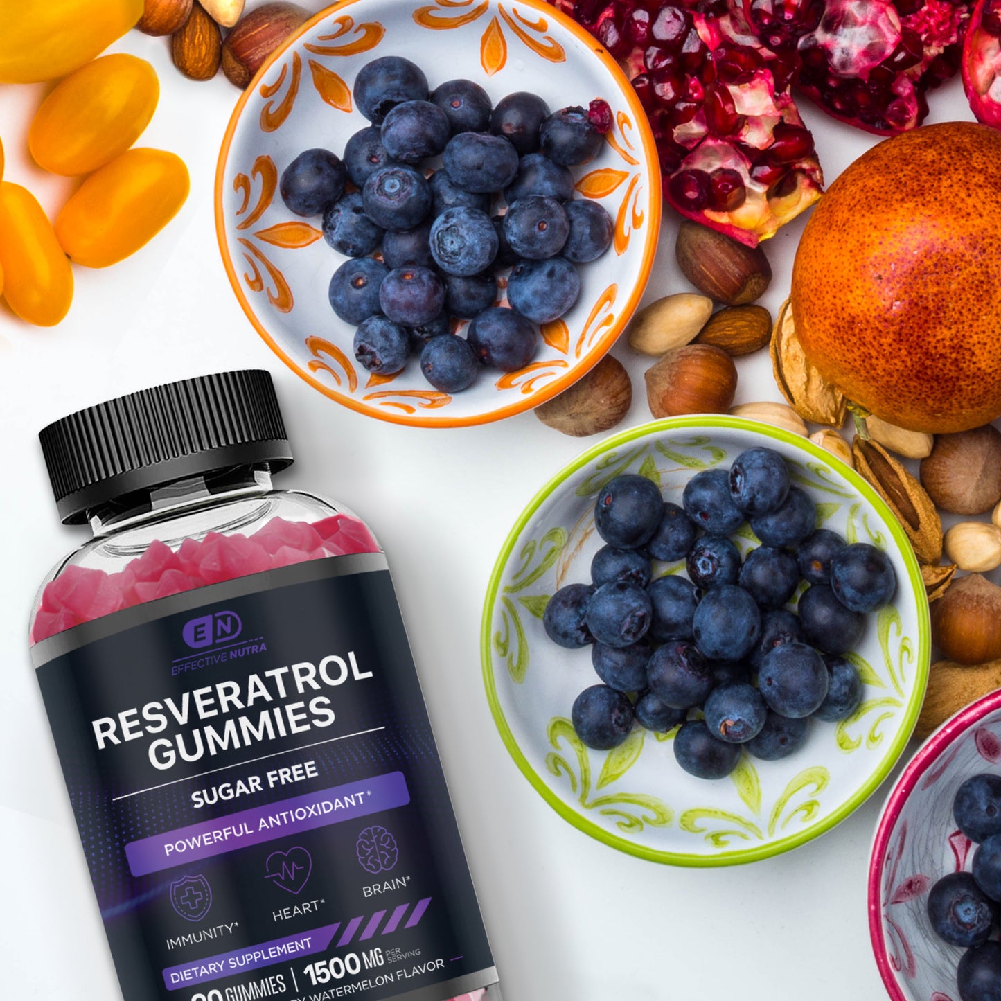 Resveratrol Gummies 1500mg (90 Count)