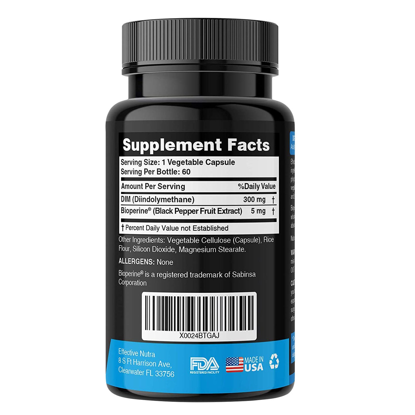 DIM 300mg with BioPerine (60 Capsules)